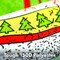 G128 - Christmas Garden Flag, Christmas Themed Decorations - Christmas Mittens, | 12x18 Inch | Printed 150D Polyester - Rustic Holiday Seasonal Outdoor Flag